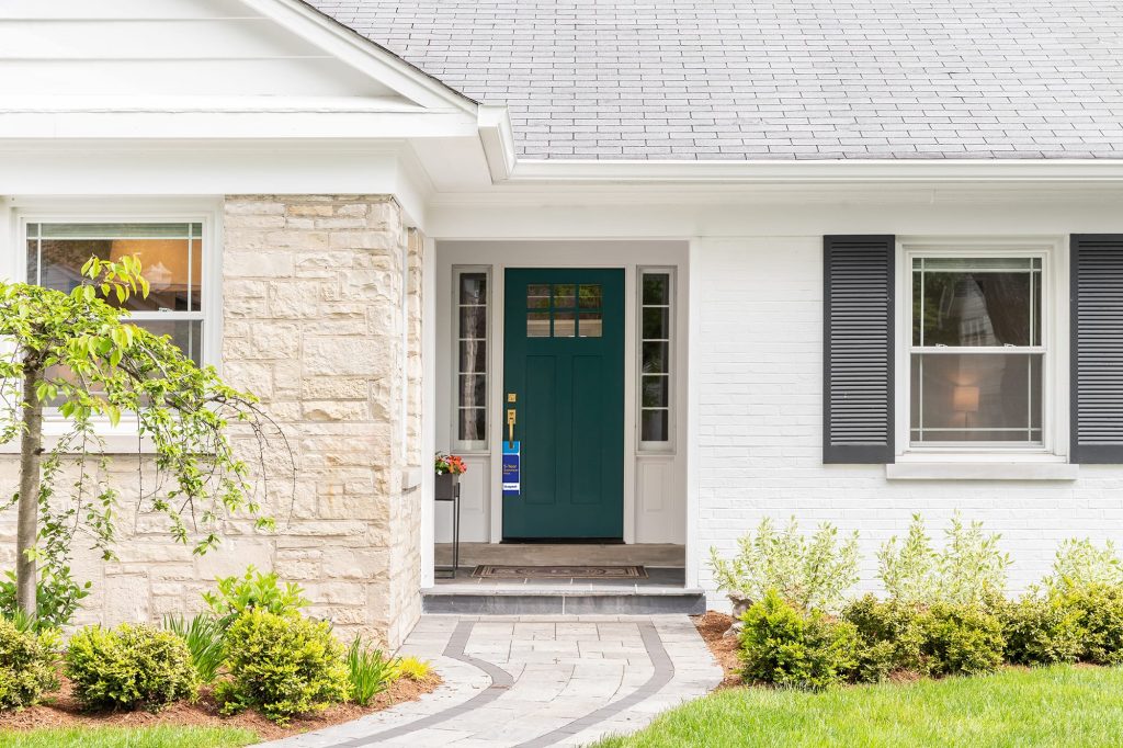 doorhanger on a house